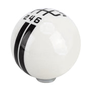 Pomello del cambio manuale in resina modificata a forma di sfera universale per veicoli. Pomello del cambio manuale destro-destro a 6 velocità