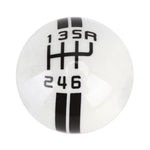 Pomello del cambio manuale in resina modificata a forma di sfera universale per veicoli. Pomello del cambio manuale destro-destro a 6 velocità