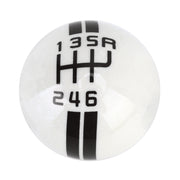 Pomello del cambio manuale in resina modificata a forma di sfera universale per veicoli. Pomello del cambio manuale destro-destro a 6 velocità