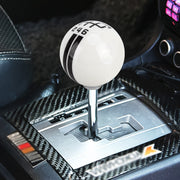Pomello del cambio manuale in resina modificata a forma di sfera universale per veicoli. Pomello del cambio manuale destro-destro a 6 velocità