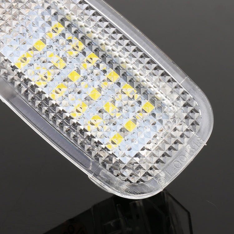 2 PZ LED Auto DC 12V 1.5W 6000K 100LM Luci per porte Lampade 18LED SMD-3528 Lampade per Mercedes Benz, For Mercedes Benz