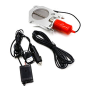 Set di tubi per valvole di scarico elettriche con telecomando per auto in acciaio inossidabile CNSPEED, dimensioni: 2,25 pollici, Size: 2.25 inch