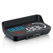 M10 Display Head Up montato su veicolo HUD OBD2 universale da 3,5 pollici, M10(Blue), M10(Yellow)