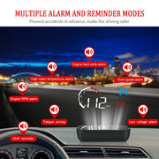 M10 Display Head Up montato su veicolo HUD OBD2 universale da 3,5 pollici, M10(Blue), M10(Yellow)
