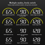 C700 Display Head Up montato su veicolo HUD universale per auto OBD2 da 2,6 pollici, C700