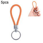 Portachiavi per auto da 5 pezzi con striscia in pelle, Car Key Ring Holder(Dark Red), Car Key Ring Holder(Black), Car Key Ring Holder(Orange), Car Key Ring Holder(Pink), Car Key Ring Holder(Blue), Car Key Ring Holder(Magenta), Car Key Ring Holder(Red) ...