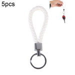 Portachiavi per auto da 5 pezzi con striscia in pelle, Car Key Ring Holder(Dark Red), Car Key Ring Holder(Black), Car Key Ring Holder(Orange), Car Key Ring Holder(Pink), Car Key Ring Holder(Blue), Car Key Ring Holder(Magenta), Car Key Ring Holder(Red) ...