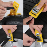 Catene antiscivolo per pneumatici da neve per auto da 8 pezzi per auto di famiglia, Anti-skid Chains 2, Anti-skid Chains 4