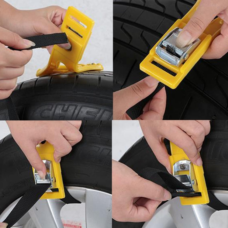 Catene antiscivolo per pneumatici da neve per auto da 8 pezzi per auto di famiglia, Anti-skid Chains 2, Anti-skid Chains 4