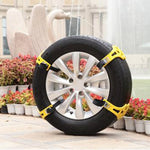 Catene antiscivolo per pneumatici da neve per auto da 8 pezzi per auto di famiglia, Anti-skid Chains 2, Anti-skid Chains 4