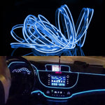 Striscia LED flessibile a luce fredda 2M per la decorazione dell'auto, 2M