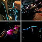 Striscia LED flessibile a luce fredda 2M per la decorazione dell'auto, 2M