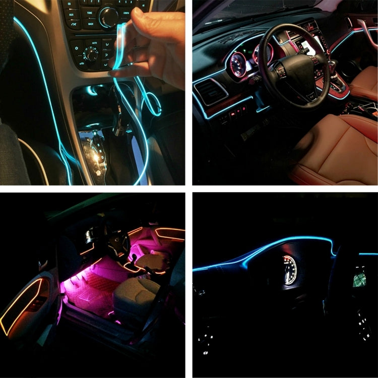 Striscia LED flessibile a luce fredda 2M per la decorazione dell'auto, 2M