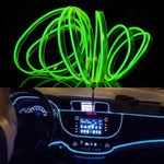 Striscia LED flessibile a luce fredda 2M per la decorazione dell'auto, 2M