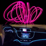 Striscia LED flessibile a luce fredda 2M per la decorazione dell'auto, 2M