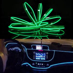 Striscia LED flessibile a luce fredda 2M per la decorazione dell'auto, 2M
