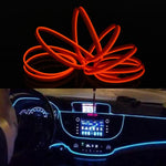 Striscia LED flessibile a luce fredda 2M per la decorazione dell'auto, 2M