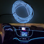 Striscia LED flessibile a luce fredda 2M per la decorazione dell'auto, 2M