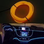 Striscia LED flessibile a luce fredda 2M per la decorazione dell'auto, 2M