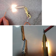 CNJB-85016 Set di penne per tester di circuito in rame puro e rilevatore di tensione elettrica con clip a coccodrillo 6-24 V, lunghezza cavo: 60 cm, Pure Copper Circuit Tester