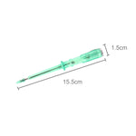 CNJB-85486 Set di penne per tester di circuito e rilevatore di tensione elettrica con clip a coccodrillo e lampada sostituibile 6-24 V, lunghezza cavo: 80 cm, Circuit Tester
