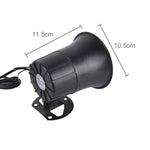Sirena di allarme cablata elettronica super potente da 10 W per sistema di allarme domestico, lunghezza del cavo: 65 cm, Car Safety Warning Alarm 3