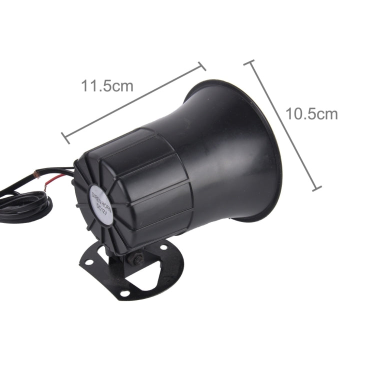 Sirena di allarme cablata elettronica super potente da 10 W per sistema di allarme domestico, lunghezza del cavo: 65 cm, Car Safety Warning Alarm 3