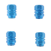 Tappo dello stelo della valvola del pneumatico universale a forma esagonale placcato in metallo SA da 4 pezzi, Hexagon Shape