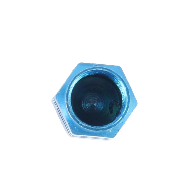 Tappo dello stelo della valvola del pneumatico universale a forma esagonale placcato in metallo SA da 4 pezzi, Hexagon Shape