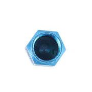 Tappo dello stelo della valvola del pneumatico universale a forma esagonale placcato in metallo SA da 4 pezzi, Hexagon Shape