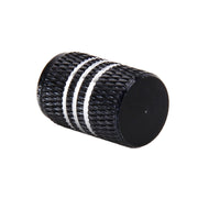 Tappo dello stelo della valvola del pneumatico universale a forma circolare placcato in metallo da 4 pezzi con diamante bianco, Circular Shape