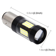 1157/BAY15D 7W 420LM 42LED DC 12V SMD-3528 Luce di freno per auto per auto Lampada per retromarcia automatica Luce di retromarcia (luce bianca), 1157