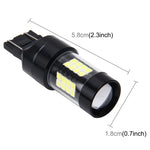 7443 7W 420LM 42LED DC 12V SMD-3528 Luce freno automatica per auto (luce bianca), 7443
