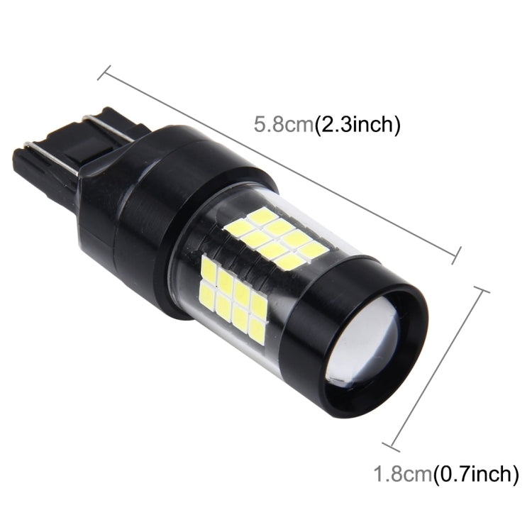 7443 7W 420LM 42LED DC 12V SMD-3528 Luce freno automatica per auto (luce bianca), 7443