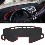 Tappetino scuro per cruscotto auto, pannello strumenti, protezione solare, per Vios 2014 (si prega di notare il modello e l'anno), For 2014 Vios