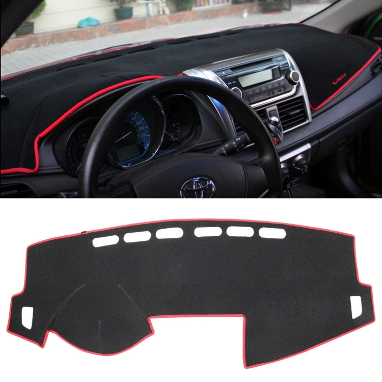 Tappetino scuro per cruscotto auto, pannello strumenti, protezione solare, per Vios 2014 (si prega di notare il modello e l'anno), For 2014 Vios