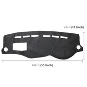 Tappetino scuro per cruscotto dell'auto, pannello luminoso per auto, pannello strumenti, protezione solare per accenti moderni (si prega di notare il modello e l'anno), For Modern Accent