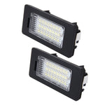 2 luci targa auto 2 W 120 LM con 24 lampade SMD-3528 per Audi, Volkswagen, DC 12 V, For Audi,Volkswagen