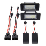 2 luci targa auto 2 W 120 LM con 24 lampade SMD-3528 per Audi, Volkswagen, DC 12 V, For Audi,Volkswagen