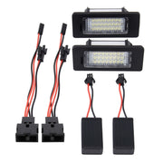 2 luci targa auto 2 W 120 LM con 24 lampade SMD-3528 per Audi, Volkswagen, DC 12 V, For Audi,Volkswagen
