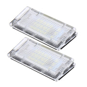 Luce targa 2 pezzi con 18 lampade SMD-3528 per BMW E46 4D 1998-2003, 2W 120LM, 6000K, DC12V (luce bianca), For BMW E46 4D