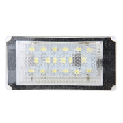 Luce targa 2 pezzi con 18 lampade SMD-3528 per BMW E46 2D M3 1998-2003,2W 120LM,6000K, DC12V (luce bianca), For BMW E46