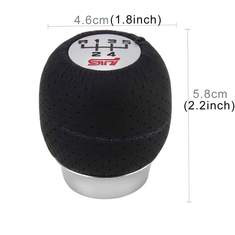Copri leva cambio manuale per auto con pomello cambio manuale universale in alluminio a 5 velocità, Shifter Lever Cover
