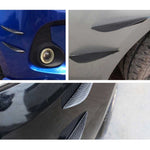 6 pezzi di protezione universale per paraurti anteriore per auto in fibra di carbonio, spoiler per labbra, protezione per divisori per labbra, Bar Strip Guard Sticker