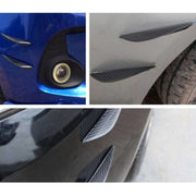 6 pezzi di protezione universale per paraurti anteriore per auto in fibra di carbonio, spoiler per labbra, protezione per divisori per labbra, Bar Strip Guard Sticker