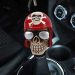 Occhiali a forma di teschio per veicoli universali per auto, pomello del cambio automatico manuale, Skull Head Shape 12