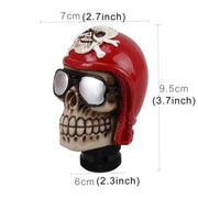 Occhiali a forma di teschio per veicoli universali per auto, pomello del cambio automatico manuale, Skull Head Shape 12