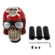 Occhiali a forma di teschio per veicoli universali per auto, pomello del cambio automatico manuale, Skull Head Shape 12