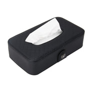Custodia universale per fazzoletti per il viso per auto, scatola per fazzoletti, moda e semplice borsa per tovaglioli di carta con tovagliolo, With Napkin (Black), With Napkin (Khaki), With Napkin (Brown)