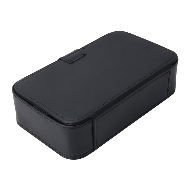 Custodia universale per fazzoletti per il viso per auto, scatola per fazzoletti, moda e semplice borsa per tovaglioli di carta con tovagliolo, With Napkin (Black), With Napkin (Khaki), With Napkin (Brown)